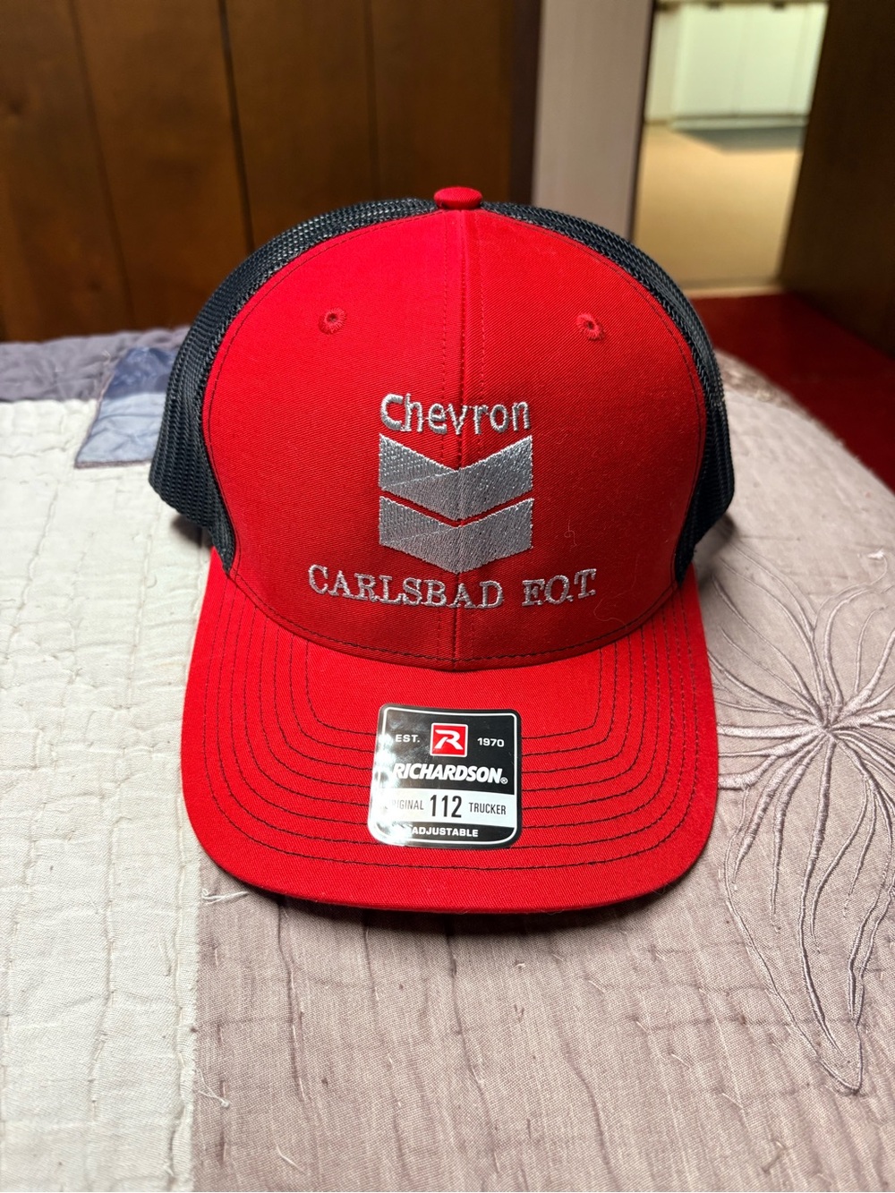 Carlsbad F.O.T. Chevron Richardson Red Trucker Hat